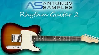 Guitar Vst Library Kontakt. Rhythm Guitar 2 By Antonovsamples. For Funk, Disco, Indie, Pop