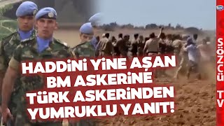 BM Askeri Kıbrıs'ta Yine Haddini Aştı! Türk Askeri Bu Sefer Yumrukla Cevap Verdi