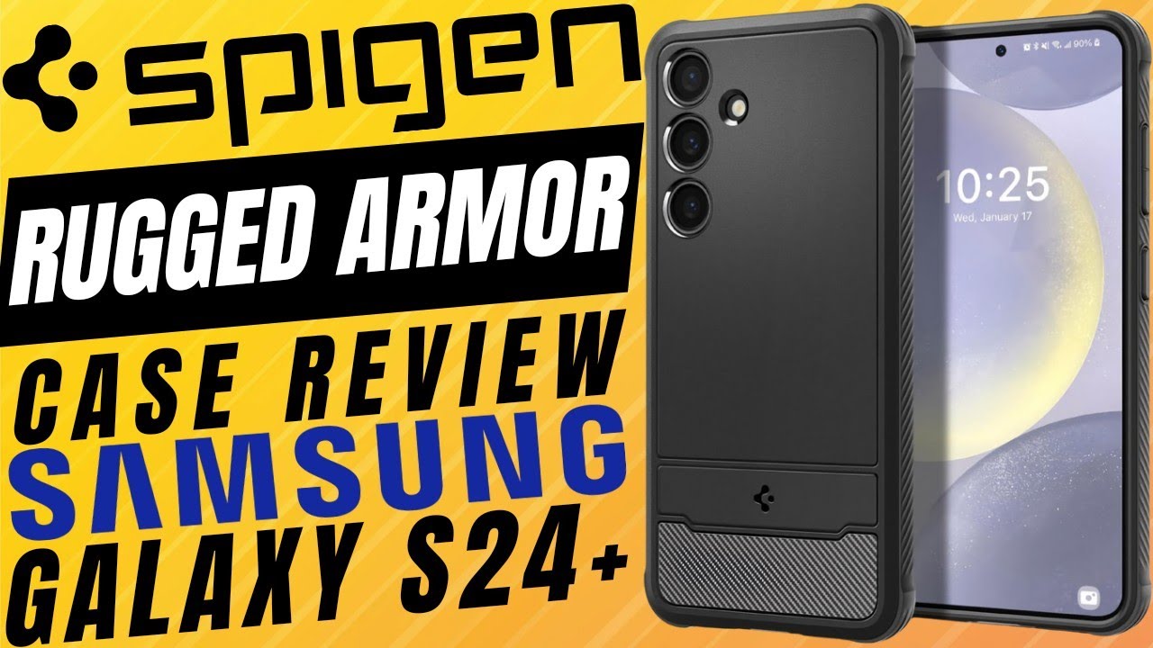 Spigen Rugged Armor Case Review S24+ Best Thin Stylish Spigen Rugged Armor Case Review S24+ Best Thin Stylish