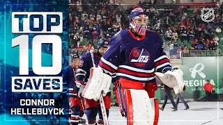 Top 10 Connor Hellebuyck Saves from 2019-20  NHL