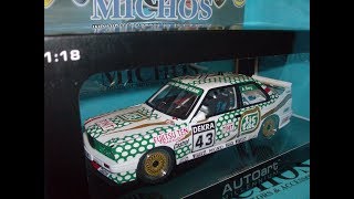 118 Bmw M3 E30 Dtm Tic Tac Autoart 89147 Diecast Model