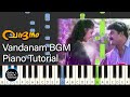 Vandanam BGM Piano Tutorial Free MIDI | Vandanam Theme Music | Malayalam