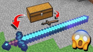Espada Noob Vs Espada Gigante De Diamante Minecraft Survival
