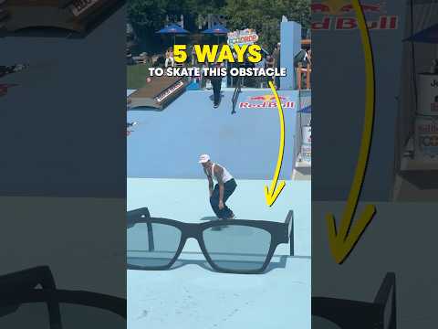 🕶️ 5 Ways To Skate This Sunglasses Obstacle With TJ Rogers