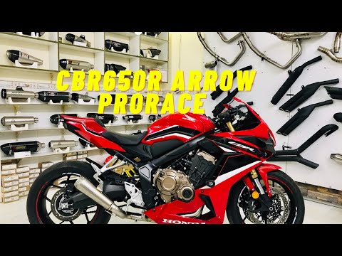 CBR650R độ pô Arrow Prorace CŨ chính hãng | Phượt Safety Sài Gòn