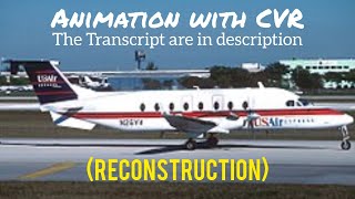 Air Midwest Flight 5481 Crash Animation With Cvr. Sublescc On