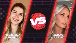 Ruzhena Bedzir Vs Emma Hartley ------ Showing Her Biceps ---- Who Wins?