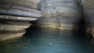 Swimming Through Cave Filled With Blind Fish