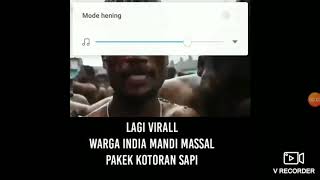 Ternyata Begini Cara Orang India Mandi
