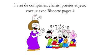 Livret Comptines Avec Biscotte 2