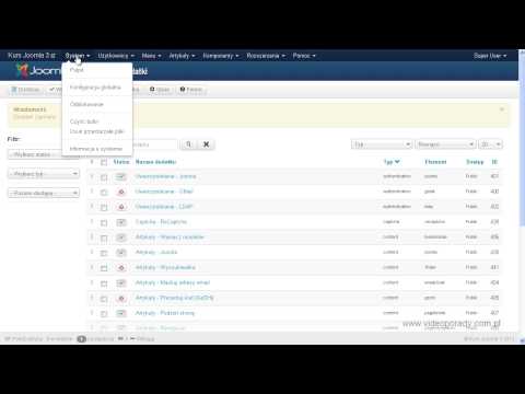 Kurs Joomla 3 - 2 Przygotowanie Joomla 3 do pracy