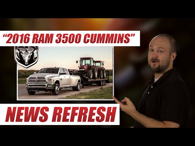 2016 RAM 3500 6.7L Cummins Destroys Ford's Best-In-Class ...
