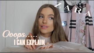 I Spent Way Too Much On Zara..... Oops Zara Haul Spring 2018