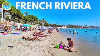 Beach Walk Saint Tropez - Cannes 4K Full Walking Tour September French Riviera 2023