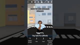 How To Enter Domains As Megumi Roblox Jujutsu Shenanigans
