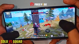 Handcam Solo Vs Squad Infinix Gt 20 Pro Freefire Gameplay