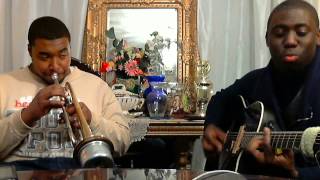 Guitaro 5000 One more night acoustic cover (with Khalil Welch)