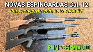 Novas Espingardas Concorrentes Das Nacionais Calibre 12 Pump E Semiauto, Mais Acessíveis Landor