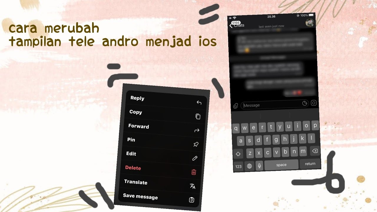 cara merubah tampilan telegram android menjadi iphone cara merubah tampilan telegram android menjadi iphone