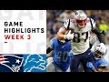 Patriots vs. Lions Week 3 Highlights | NFL 2018