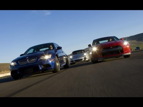 BMW M3 vs Nissan GTR vs Porsche 911 Turbo Car and Driver