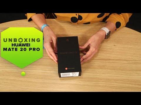 Mira al Huawei Mate 20 Pro en nuestro unboxing