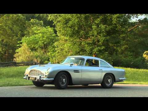 James Bond Real Film Car - 1964 Aston Martin Db5 Natural Footage