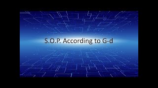 RTT - Week 7 - S.O.P.: Covenant - G-d's Plan