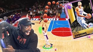 I Broke My Chair Shooting 3's with Ben Simmons! NBA 2K19