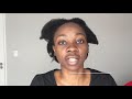 How to Style Natural Hair Under Wigs | Flat twists