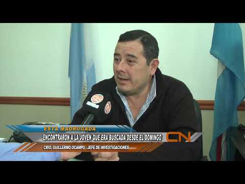 Fue localizada la joven que era buscada hace cuatro días