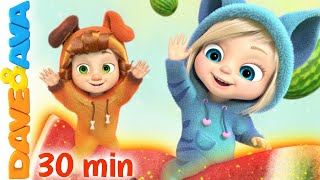 🐸 Down by the Bay and More Nursery Rhymes & Baby Songs | Dave and Ava 🐸