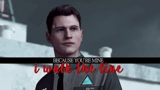 connor + hank \\ i walk the line \\ hannor