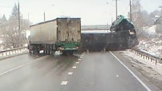 Lkw Unfälle Russland Oktober 2016 / Truck Crash Compilation October