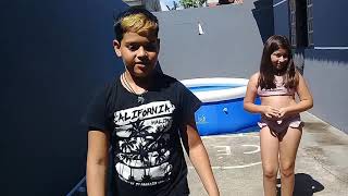 Desafio Da Piscina Com A Minha Prima