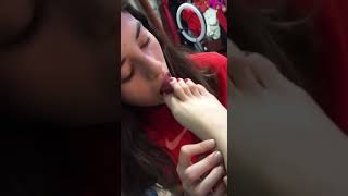 She Loves Her Friends Red Tootsies
