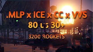 Raidcam - Biggest Raid In Rust History 3200 Rockets Rustoria Eu Long 80V30