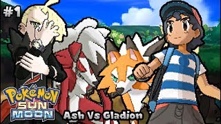 Pokemon Battle Challenge 14 | Alola Ash Vs Anime Gladion (Game Edited)
