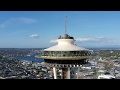 SPACE NEEDLE AERIAL DRONE FOOTAGE SEATTLE