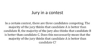 Simple paradox in math olympiad question for middle school