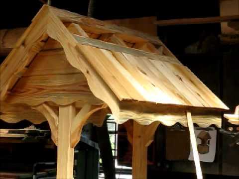 LOG CABIN COTTAGE STYLE WISHING WELL PART 3 OF 3