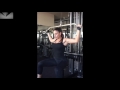 LUCIA JAVORCEKOVA FITNESS MODEL LAT MACHINE