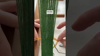 Tablet Woven Brocade Joining The Brocade Weft