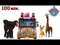 Youtube Thumbnail Wheels On The Bus Go Round And Round Rhymes Songs for Children - Animal Sounds Song | Mum Mum TV