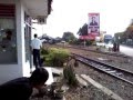 KA Sri Tanjung silang KA Lodaya Pagi @ Stasiun Purwosari