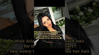 Aria Back With Black Hair