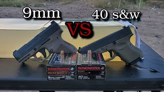 9Mm Vs .40 S&W Ballistics Gel Test