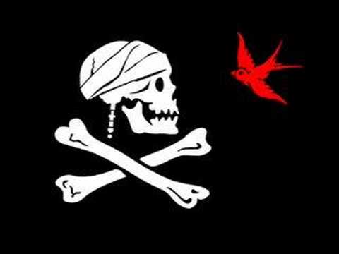 Sparrows With Banner. Jack Sparrow's Pirate Flag