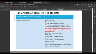 Exempt Income