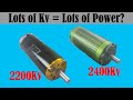 Does a Higher Brushless Motor Kv Provide a Higher Power Output?